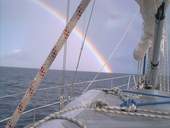 Regenbogen vor St. Lucia