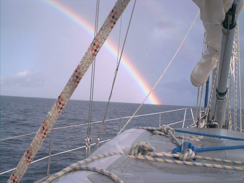 Regenbogen vor St. Lucia