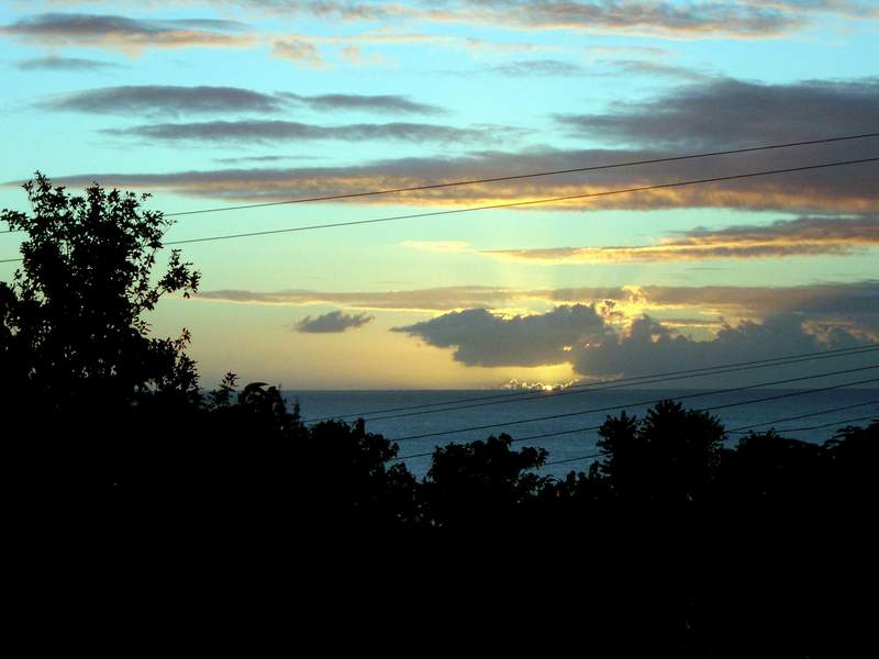 Sonnenuntergang auf St. Lucia